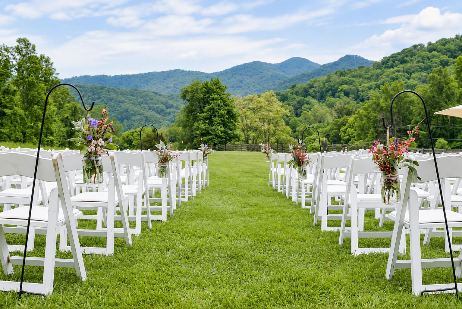Mountain wedding venue near Asheville North Carolina