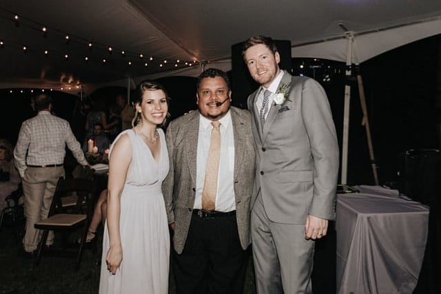 Five-star DJ P-LO review from James and Natalia Adamson after their September 2017 wedding